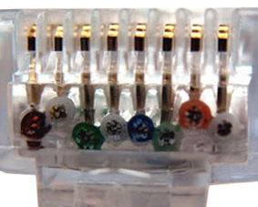Conector macho Optilan® RJ45 cable flexible Cat.6 - Imagen 2