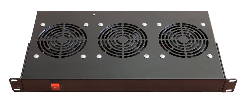 Panel ventilacion 19" 450 m3|h (3V) 1U