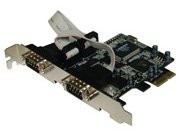 Tarjeta PCIe (PCI Express) 2 puertos serie