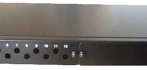 Panel FIBRA OPTICA Optilan® 12 ST 19" 1U sin pasamuros"