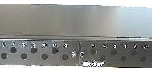 Panel FIBRA OPTICA Optilan® 24 ST 19" 1U sin pasamuros"