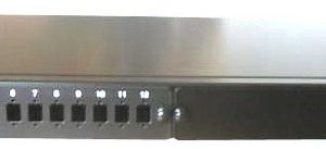 Panel FIBRA OPTICA Optilan® 12 SC SIMPLEX|12 LC DUPLEX 19" 1U s|pasamuros
