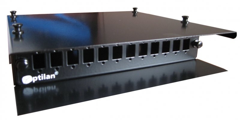Caja de superficie F|O Optilan® 12 SC SIMPLEX|12 LC DUPLEX s|pasamuros
