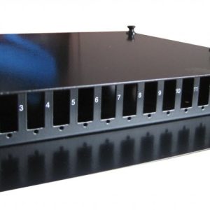 Caja de superficie F|O Optilan® 12 SC DUPLEX s|pasamuros