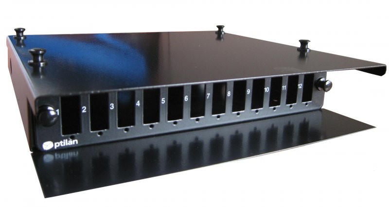 Caja de superficie F|O Optilan® 12 SC DUPLEX s|pasamuros