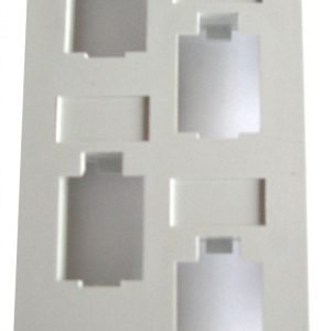 PLACA 4 RJ45 Optilan® PARA CAJA VACIA FA