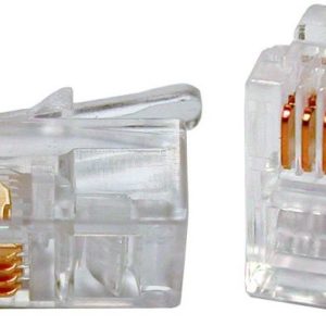 Conector macho 4P 4C caja de 100 unidades
