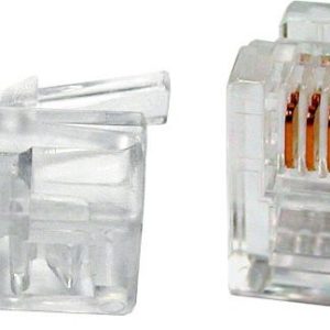 Conector macho 6P 4C caja de 100 unidades