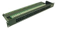 Panel telefonia RDSI 19" 50 ports RJ45 1U