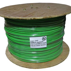 Cable Optilan® FTP flexible Cat.5e LSZH bobina de 500 verde