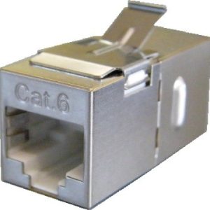 Conector doble hembra panel Optilan® FTP RJ45 Cat.6