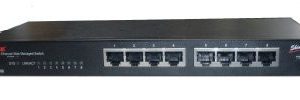 Mini Switch  8 Puertos 10|100|1000Mbps gestionable SNMP, Fanless