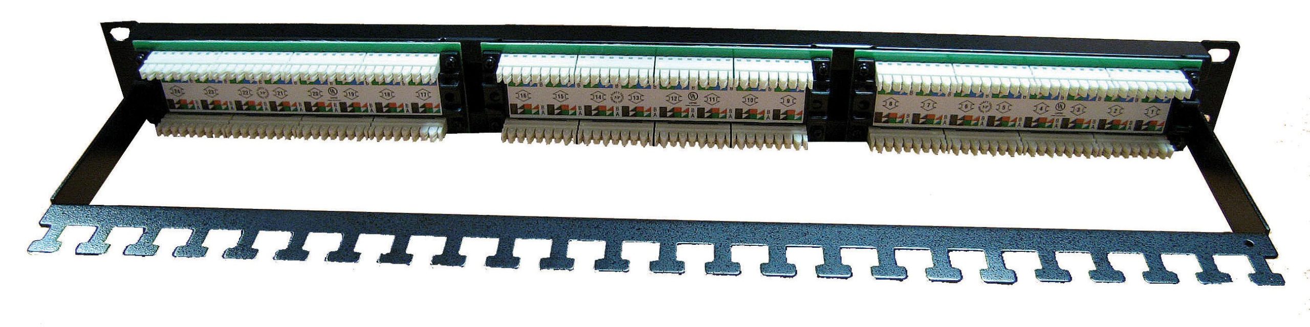 PANEL OPTILAN® UTP 24 PORTS RJ45 CAT.6 1U