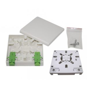 ROSETA FIBRA OPTICA ICT  2xSC/APC CON ADAPTADORES