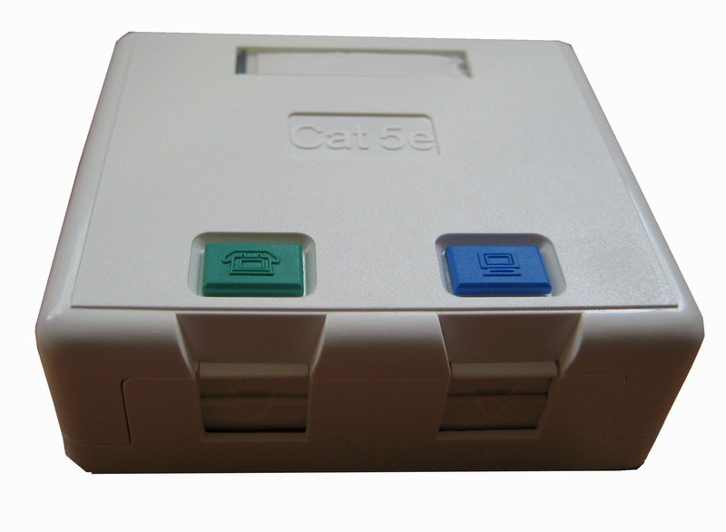 Roseta Optilan® 2 UTP RJ45 Cat.5e c|persiana