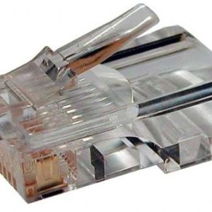 Conector macho Optilan® RJ45 cable rígido Cat.5e caja 100u