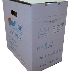 Cable Optilan® UTP rígido Cat.6 LSZH caja de 305m