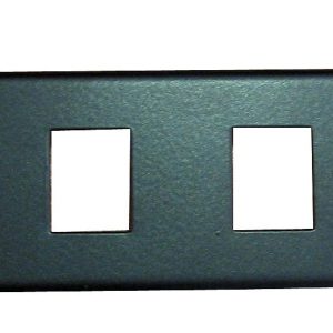 Panel vacío 8 ports Optilan 1U para rack 12"