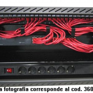 KIT MURAL 19" 6U 24 puestos UTP CAT.6  GIGABIT"