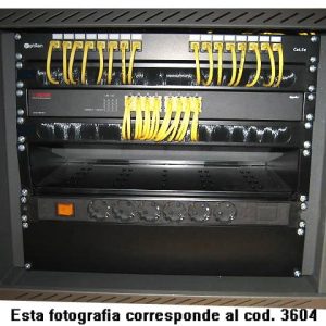 KIT MURAL 19" 9U 24 puestos UTP CAT.6  GIGABIT"